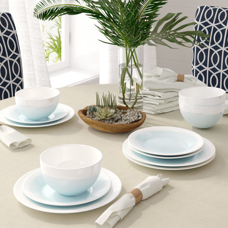 Langley Street 12 Piece Dinnerware Set, Service for 4 & Reviews